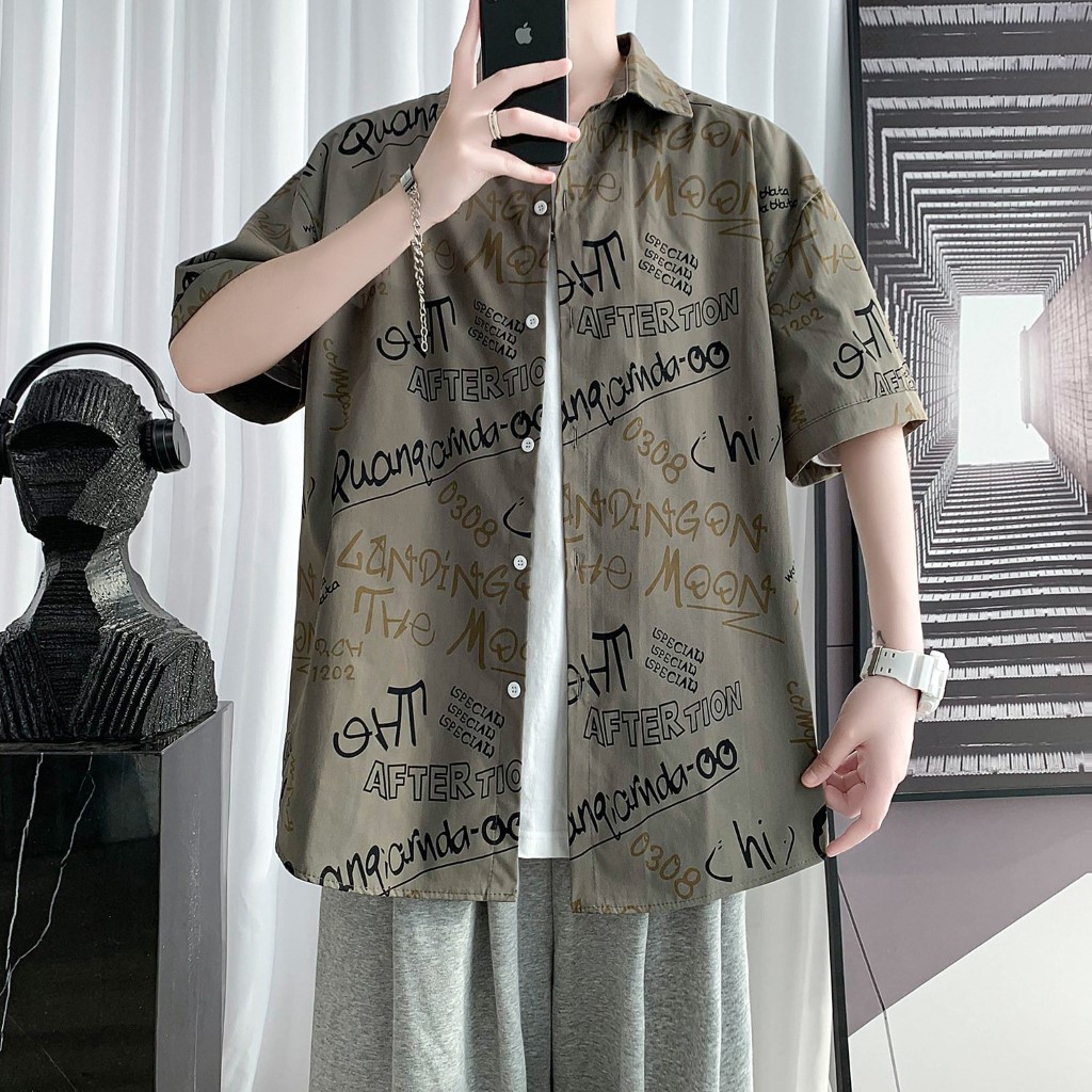 Sơ mi from rộng tay lỡ unisex nam nữ , sơ mi nam nữ vải voan lụa mịn mát free size 40kg - 70kg