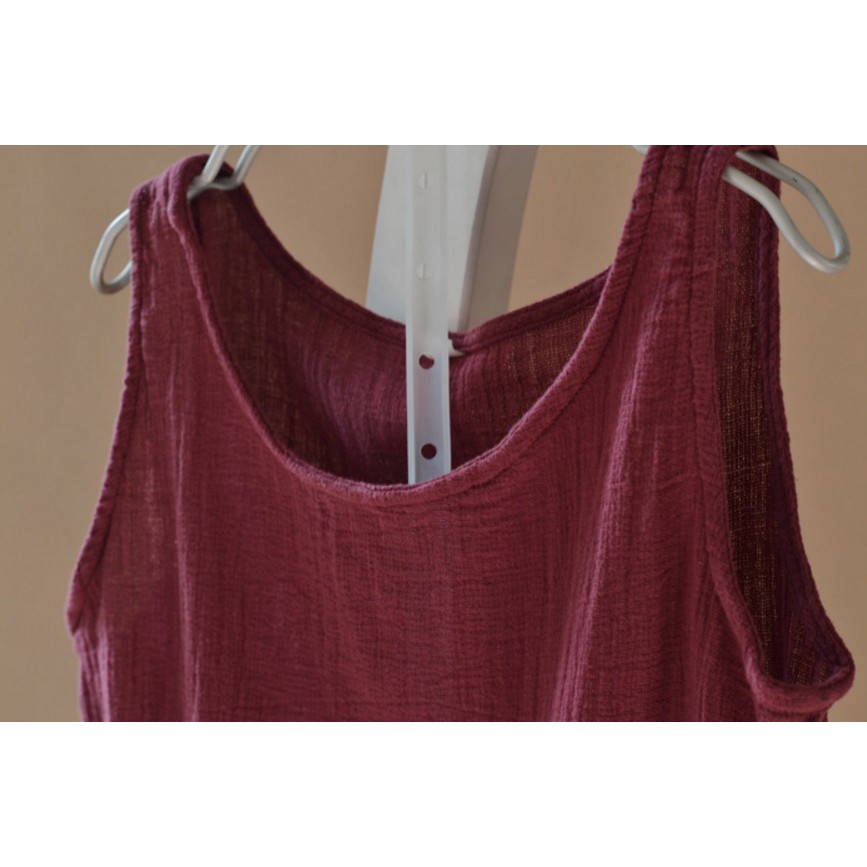 Áo sát nách ba lỗ nữ đẹp chất liệu thô đũi năng động