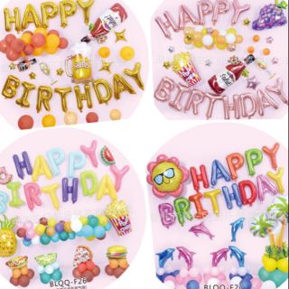 Set happy birthday nhiều mẫu mẫu mới lạ,