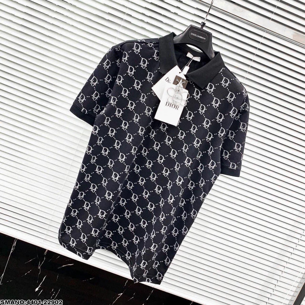 Áo polo nam, áo thun cổ polo phối họa tiết mẫu mới hàng chuẩn_KENT SHOP