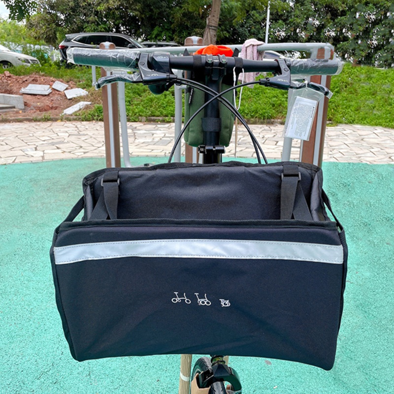 Túi Đựng Rau Củ Quả Gắn Phía Trước Xe Đạp Brompton / Birdy Gấp Gọn Tiện Lợi