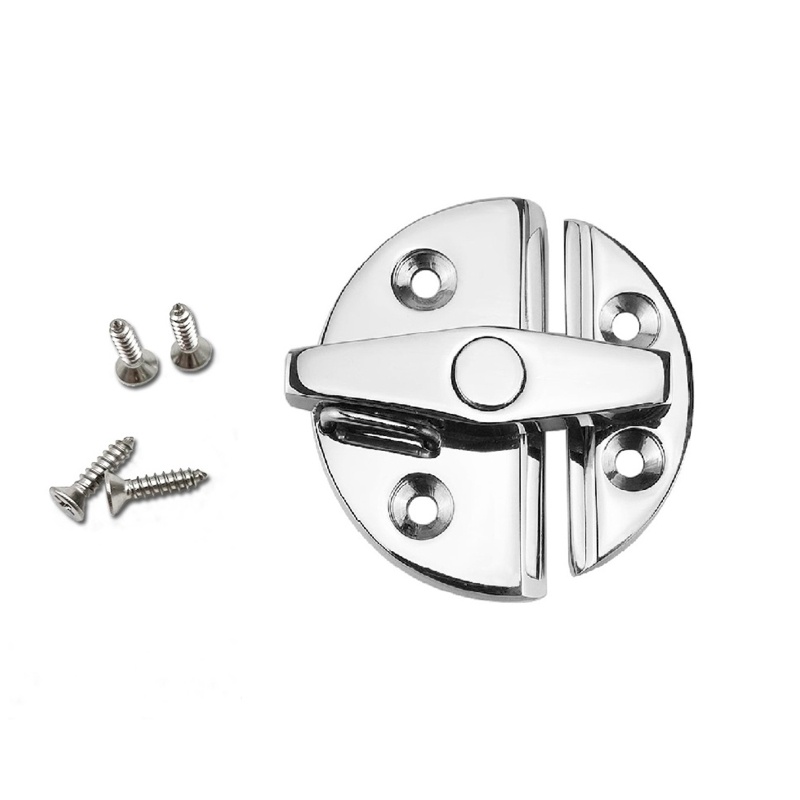 1 Bộ Nút Bấm Xoay Tròn Bằng Thép Không Gỉ 316 Cho Thuyền / Cửa Ra Vào