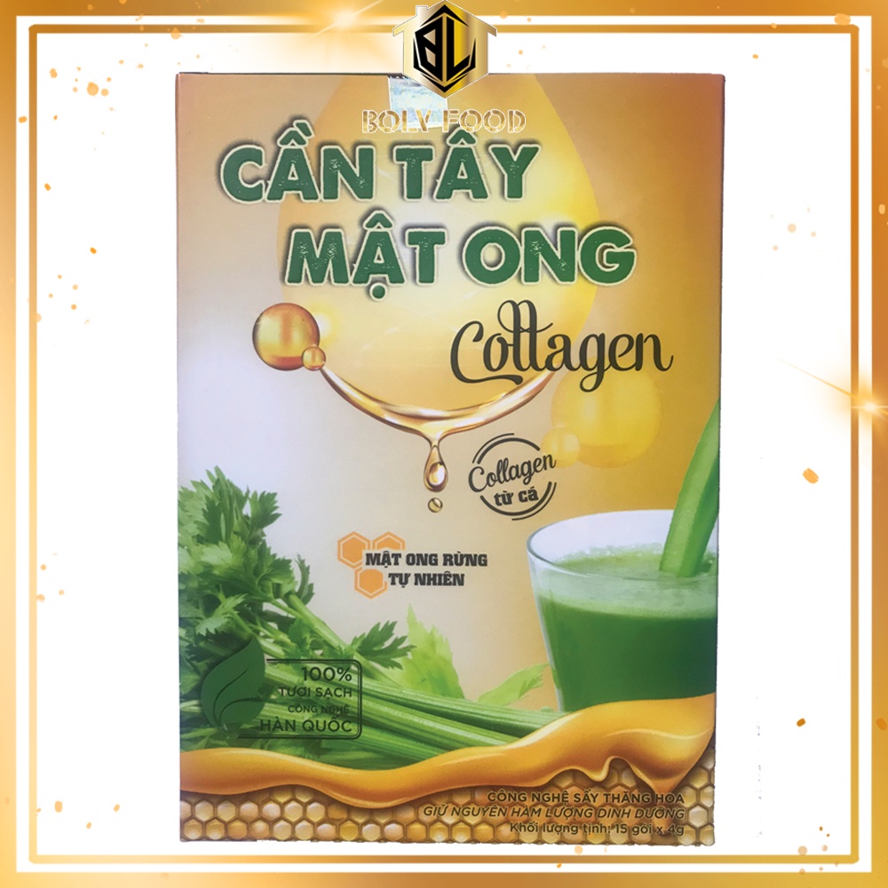 [Mã 1512FMCGSALE1 giảm 10% đơn 250K] Cần Tây Mật Ong Collagen chính hãng - Bolyfood