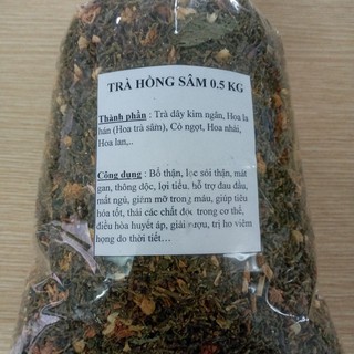TRÀ HỒNG SÂM 500g - Chè hoa thảo mộc tốt cho sức khoẻ