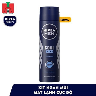 82883-xịt ngăn mùi nivea men cool kick mát lạnh 150ml
