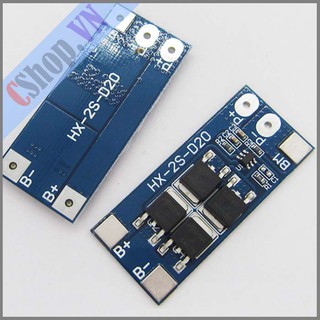 Mạch sạc pin nối tiếp 2 cell 20A, pin 18650 – Mạch sạc 2S 18650 20A