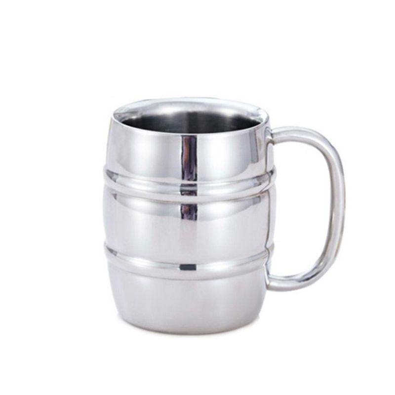 Cốc Uống Bia / Cà Phê Bằng Thép Không Gỉ