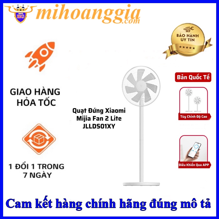 Quạt đứng Xiaomi Mijia Fan 2 Lite JLLDS01XY | Quạt đứng XIAOMI thông minh cao cấp | MIHOANGGIA