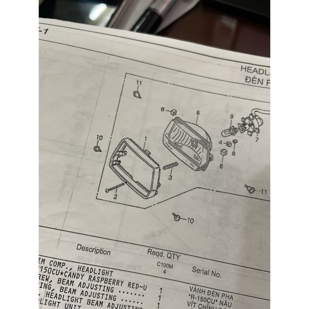 2 ốc bắt viền pha dream thái