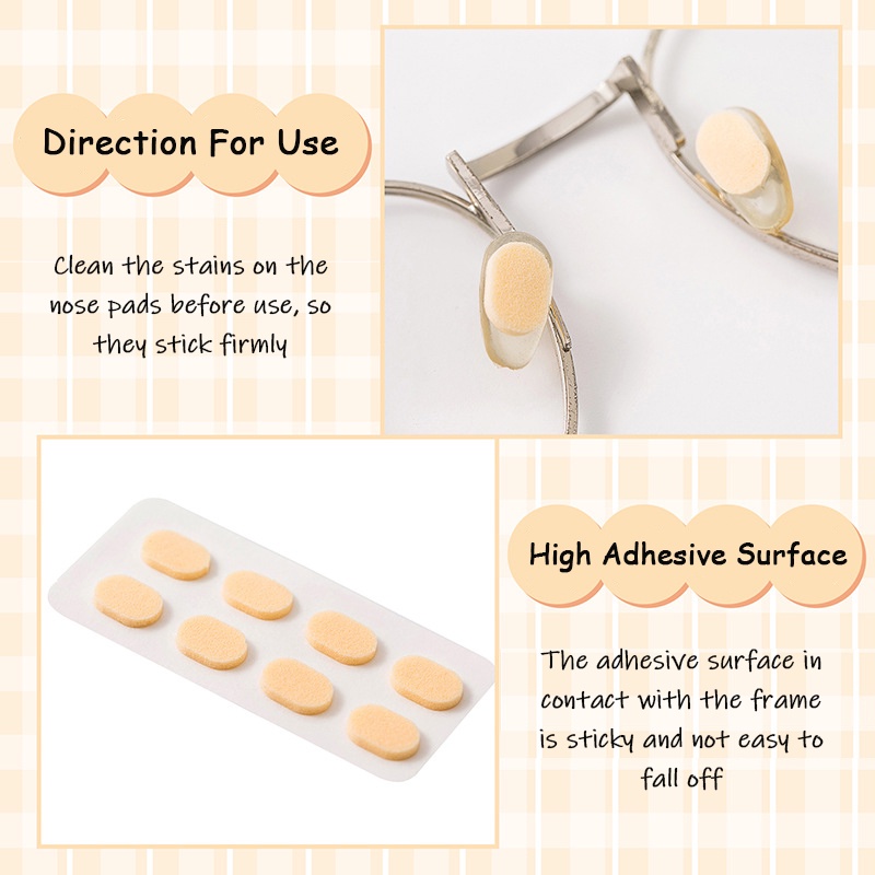 Miếng Đệm Mũi Bằng Xốp EVA Mềm Mại Chuyên Dụng Cho Mắt Kính