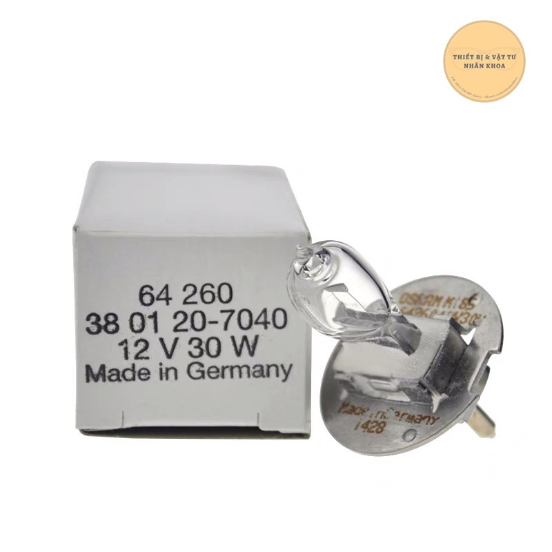 Bóng Đèn Khe, Sinh Hiển Vi Khám Mắt 12V 30W [64260 - HLX-6] | Osram, Zeiss, 66VISION và các sản phẩm tương tự