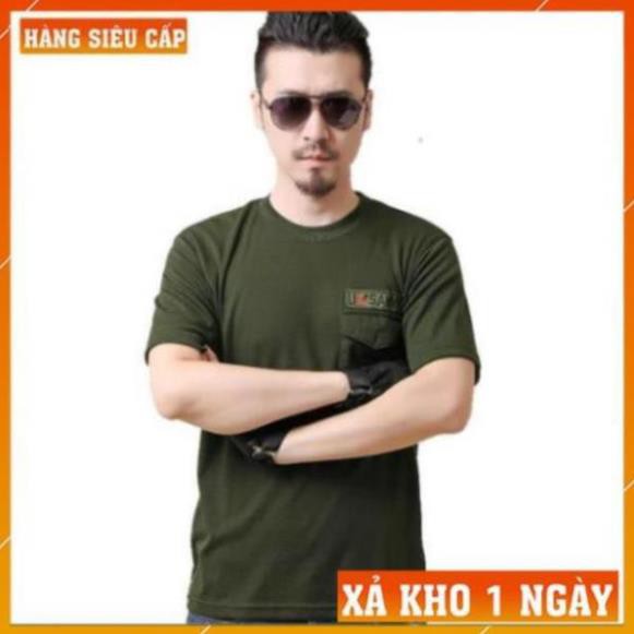 [FreeShip – Xả Kho 1 Ngày]  Áo Thun Nam Lính Mỹ US ARMY - Áo Phông Nam cotton Quân Đội Rằn Ri  ྇ . ༴ -