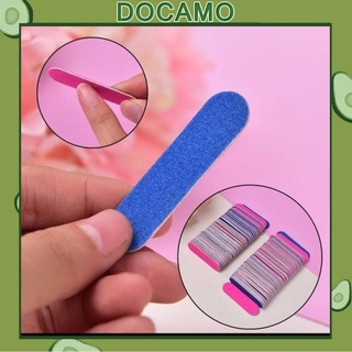 Dũa móng tay Docamo dũa nail mini hai mặt nhỏ gọn D11