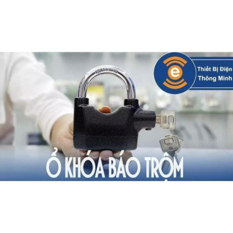 Khóa chống trộm xe máy, nhà. Có còi báo động. Siêu bền, siêu khỏe, siêu chắc.