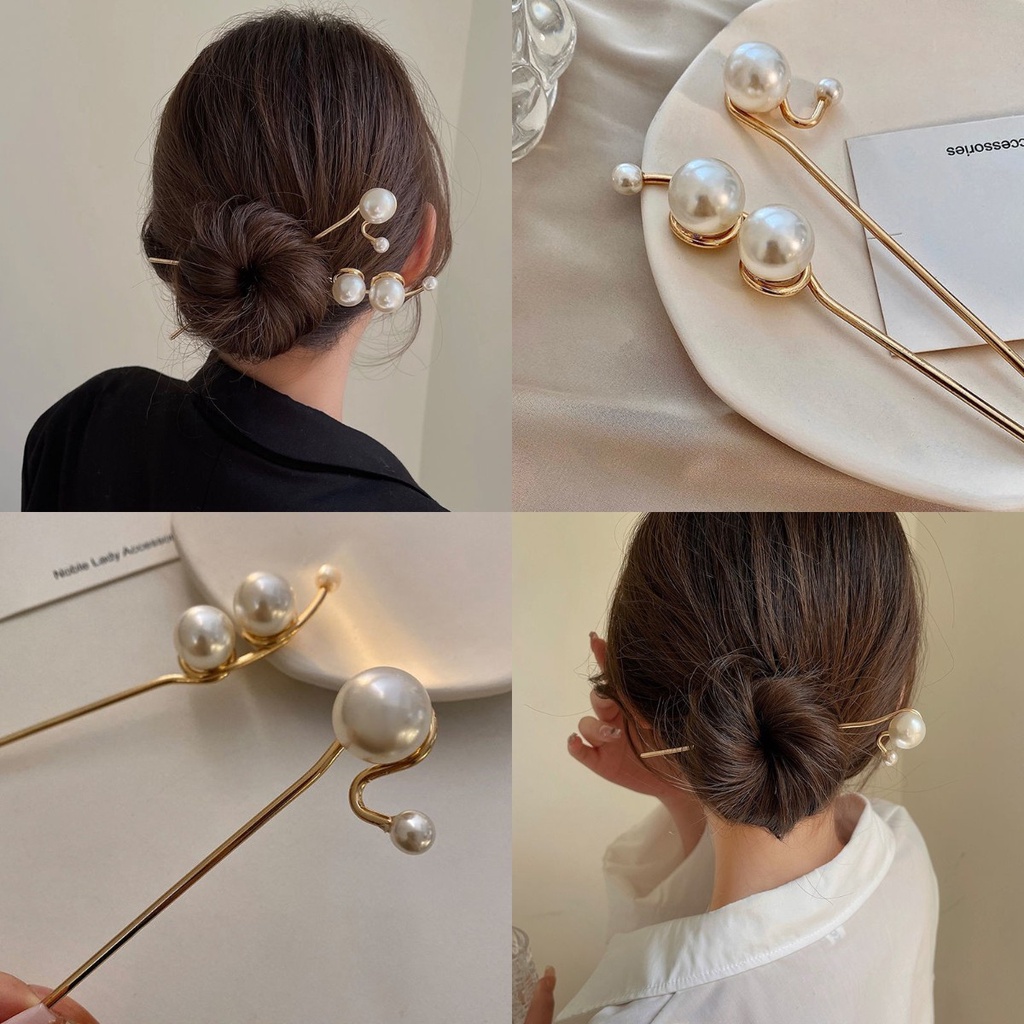 Kẹp Tóc Màu Vàng Trắng Thời Trang Mùa Hè Cho Bé Gái