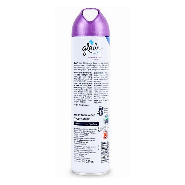 Xịt phòng Glade 280ml đủ mùi