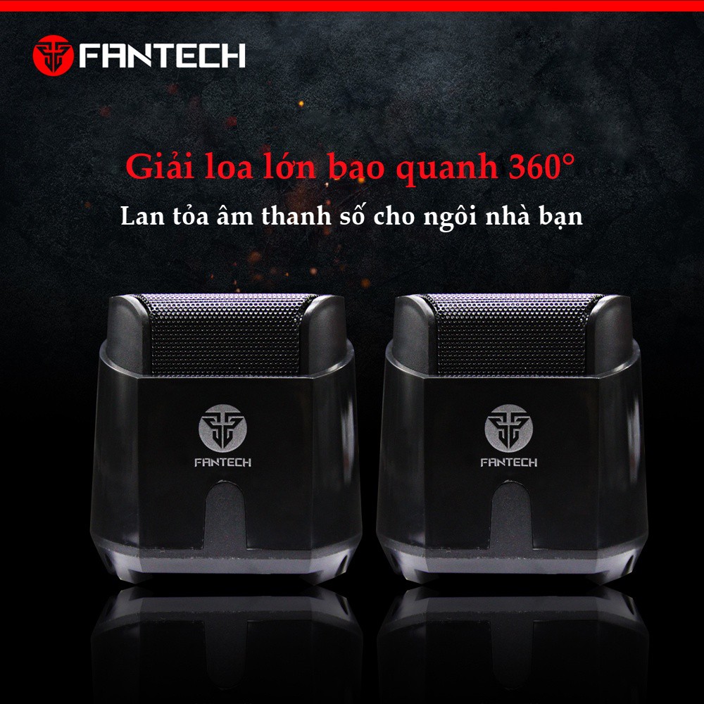 Loa vi tính gaming siêu gọn nhẹ Fantech GS201 Công suất 7W | BigBuy360 - bigbuy360.vn