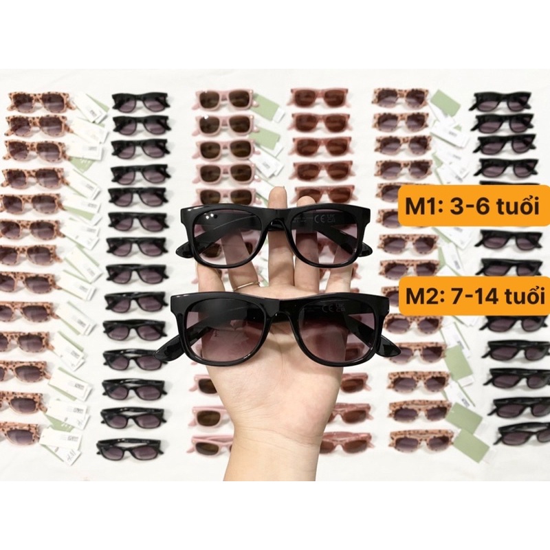 Kính trẻ em HM từ 3-6 tuổi và 7-14 tuổi chính hãng -có mail mua hàng của web
