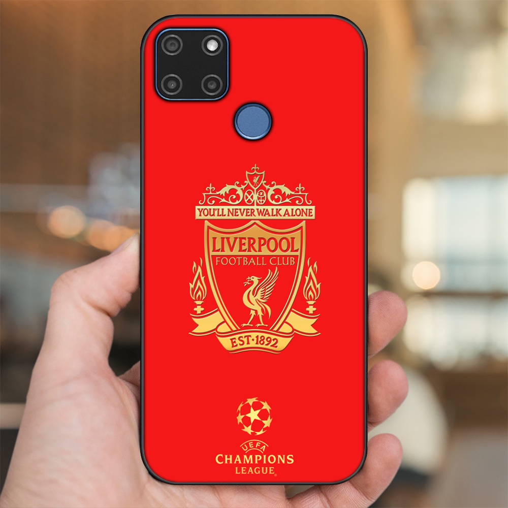 Ốp lưng Realme C12, C21Y viền đen in hình Liverpool FC