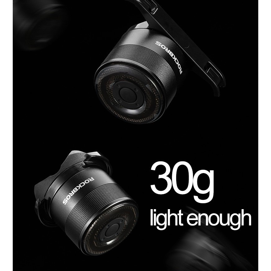 ROCKBROS ĐÈN HẬU Q1 ĐỔI MÀU CHÍNH HÃNG, PIN 30-50H LIÊN TỤC