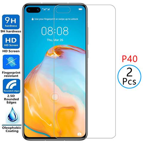 Kính cường lực bảo vệ màn hình Huawei P40 trên Huaweip40 p 40 40p Phim an toàn Huawey Huwei Hawei Hu