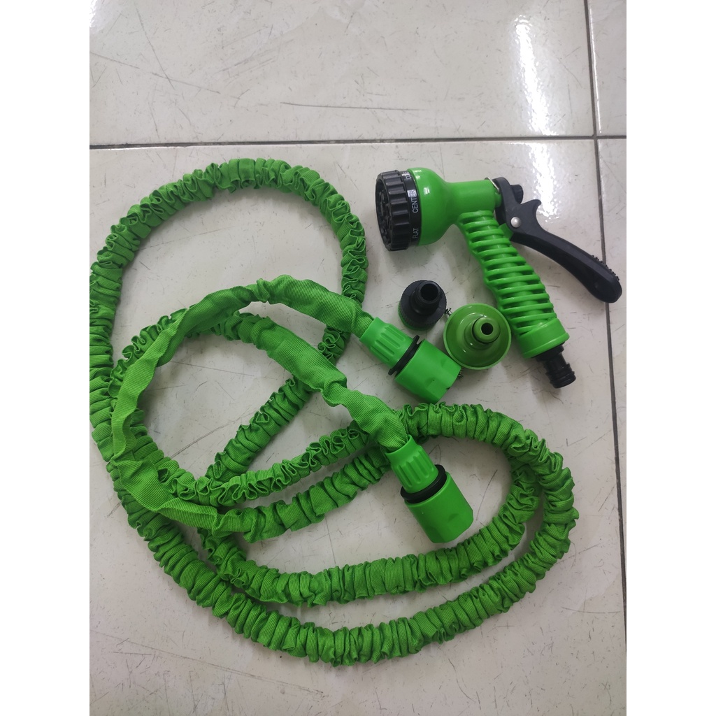 Đầu vòi xịt nước rửa xe tưới cây tăng áp có nhiều chế độ xịt khác nhau