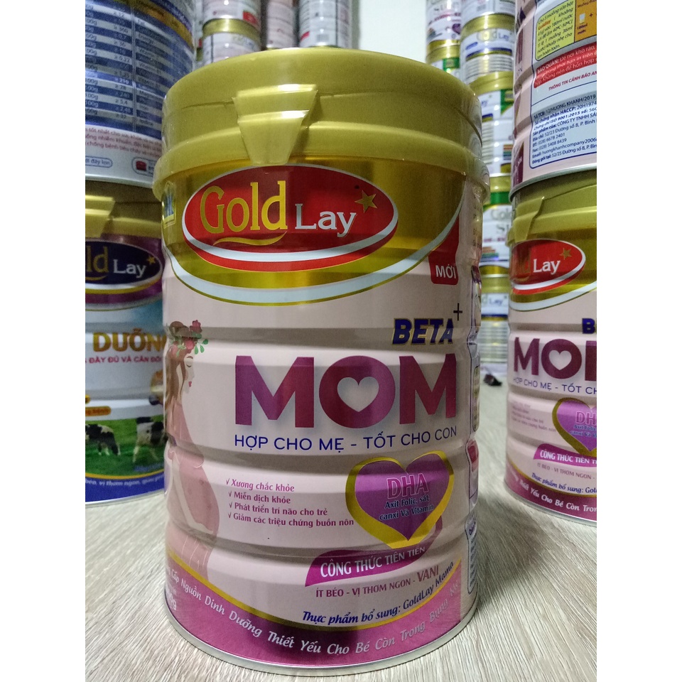 Sữa bầu Goldlay Mama dinh dưỡng cho mẹ và bé lon 900g (HSD 2024)