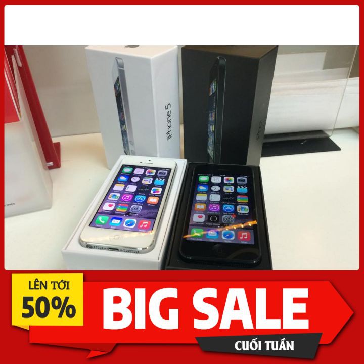 (𝐈𝐏𝐇𝐎𝐍𝐄 𝟓 𝐂𝐇𝐈́𝐍𝐇 𝐇𝐀̃𝐍𝐆) Điện Thoại iphone 5 16GB Quốc tế.Nghe gọi chơi game,vào mạng.bảo hành 12 tháng | BigBuy360 - bigbuy360.vn