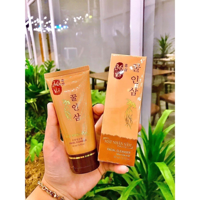 Sữa rửa mặt sâm đỏ 80ml giá tốt