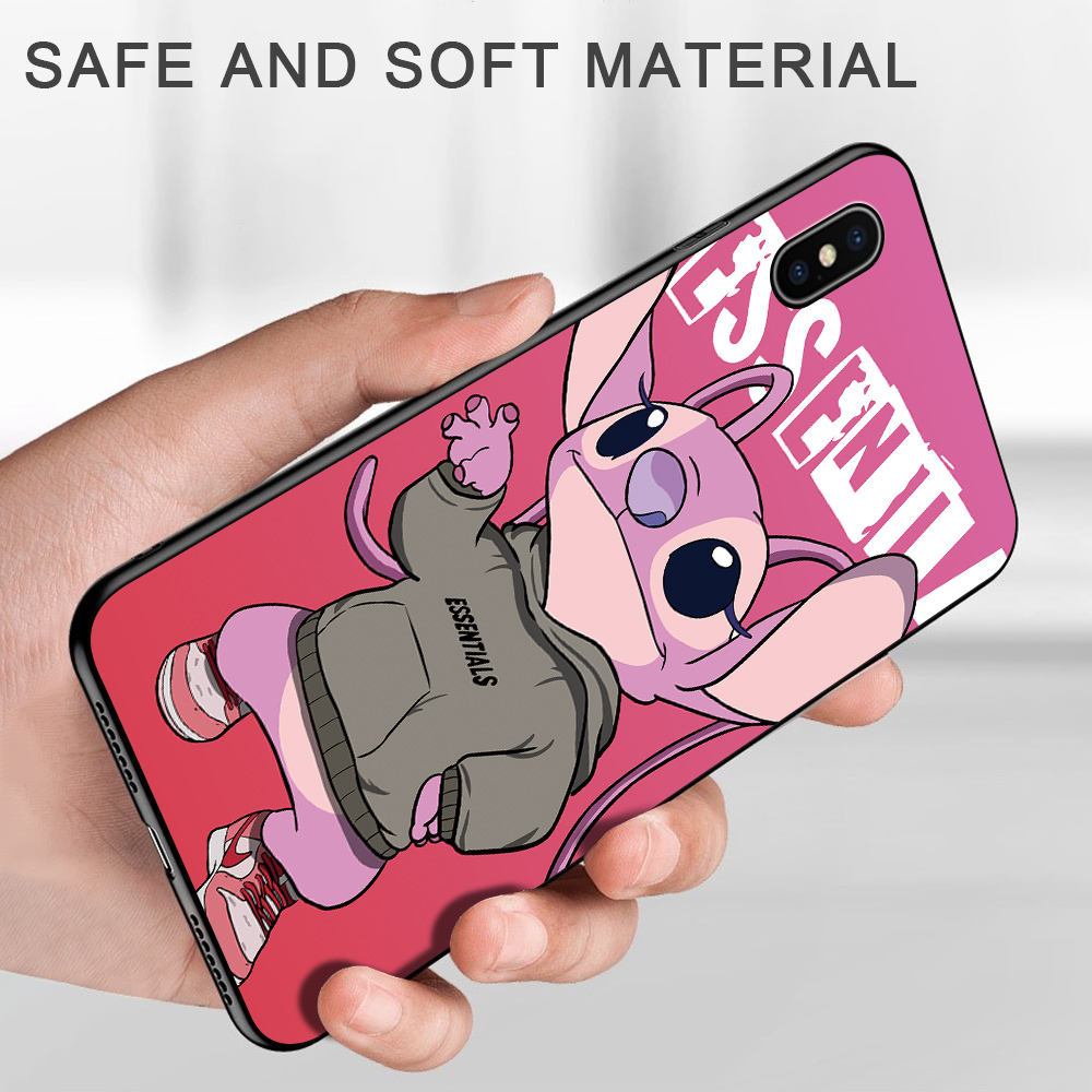 Oppo A92 A9 A5 2020 A91 A31 A52 A71 A71K A73 A83 A79 cho Cartoon Cute Stitch Casing Shockproof Cases Silicone Phone Case Soft Cover Ốp lưng điện thoại