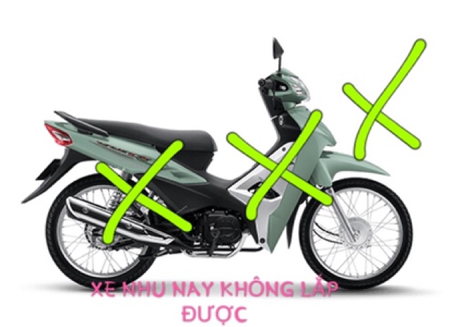 Pô wave 2543 móc gắn wave cũ wave zx ÂM THANH HAY