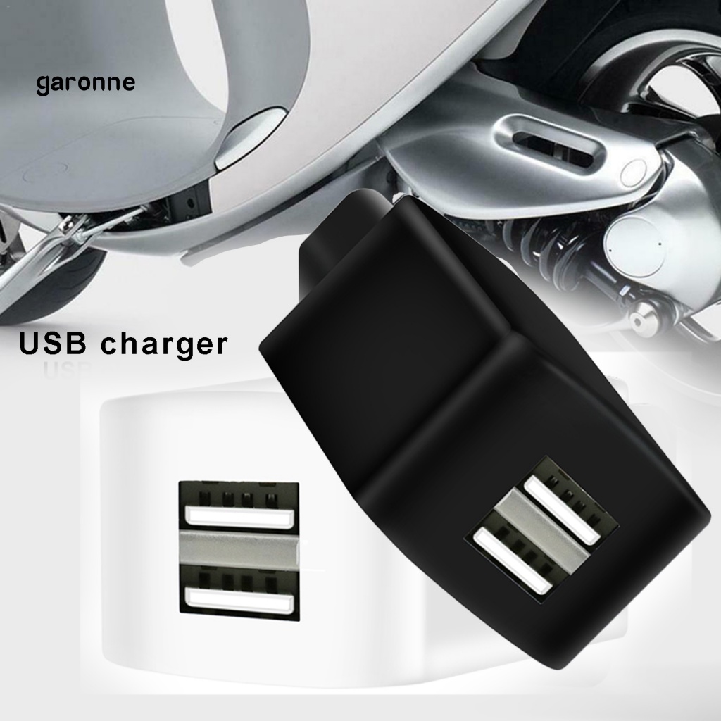 Ổ Cắm Sạc USB Kép 2.1A 12-18V Chuyên Dụng Cho Xe Máy Điện