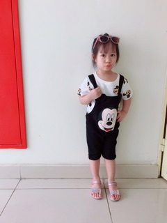 Sét áo yếm Mickey HM