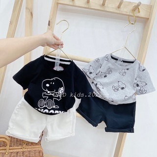 Bộ Snoopy kèm quần kaki bé trai