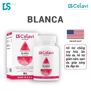 Viên Uống Dưỡng Trắng Làm Đẹp Da DS C'elavi Blanca Giảm Nám Sạm Da Chống Lão Hoá (Lọ 30 Viên) (Date T6.2023)