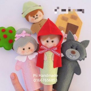 RỐI NGÓN TAY CHO BÉ 004 - CÂU TRUYỆN CÔ BÉ CHOÀNG KHĂN ĐỎ