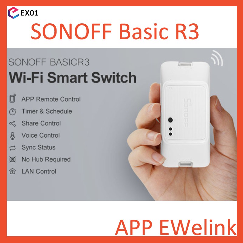 SONOFF basic R3 - WIFI DIY Smart Control Switch[EXO1]