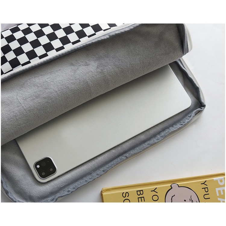 Túi đựng Laptop kích thước 13.3 13 12 11 10.5 10.2 inch phong cách Hàn Quốc dễ thương xinh xắn mạng tinh thể Không gian