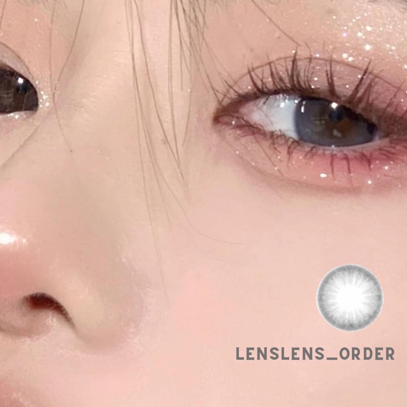 Kính Áp Tròng Lens Mắt Xám Trong Siêu Tự Nhiên Đủ Độ Cận