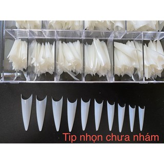 Hộp móng tip , móng nối form nhọn dài (500 móng)