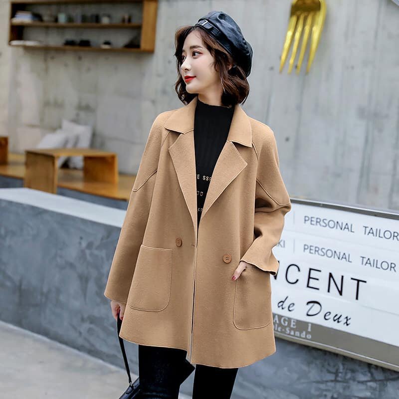 YY96622 - Áo khoác dạ nữ thu đông hàng nhập - giá 1.110k