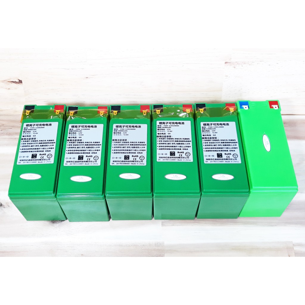 Bình Điện Lithium 12V - 6Ah, 8Ah, 10Ah, 12Ah, 14Ah sản phẩm nhập khẩu _ LiBa