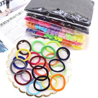 Set 10 Dây cột tóc nhiều màu dễ thương