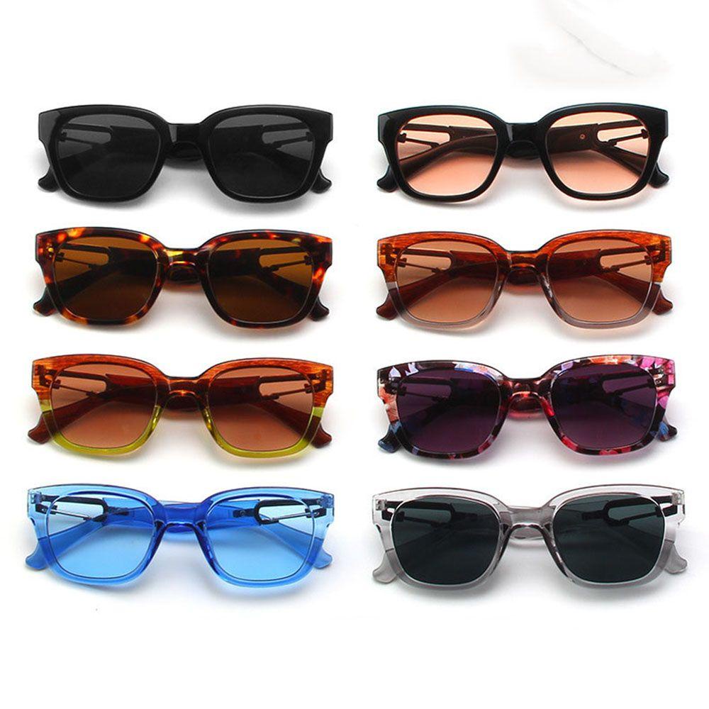 IVORY Kính Mát Gọng Vuông Chống Lóa Phong Cách Vintage Thời Trang Cho Nữ