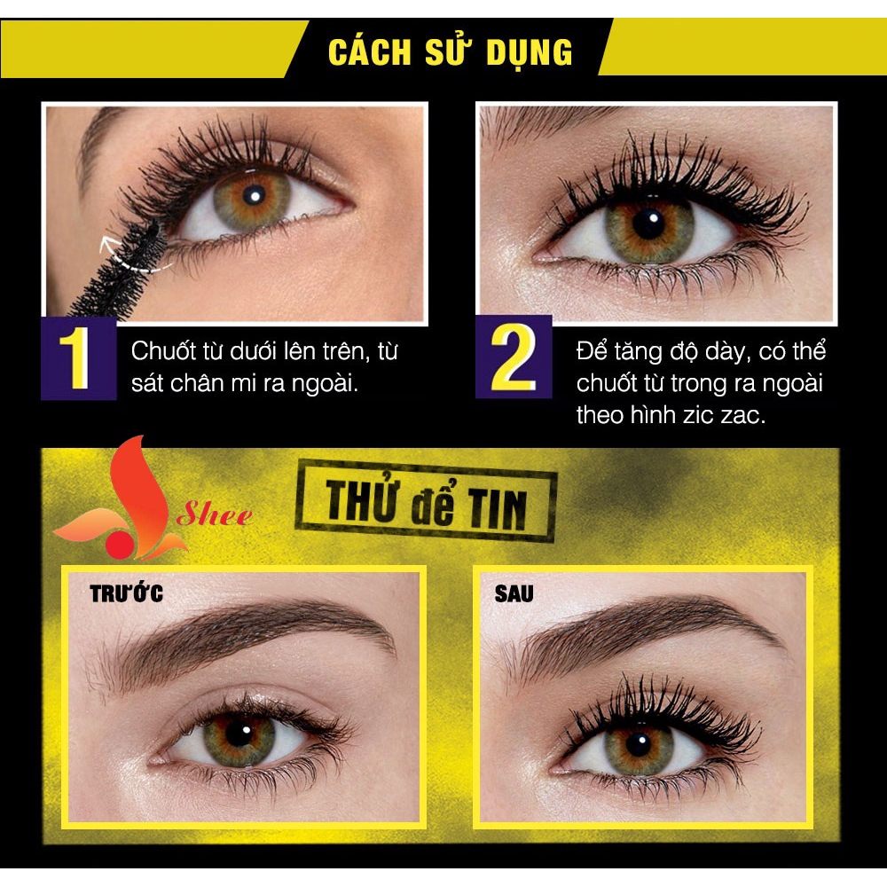 [Siêu Giảm Giá] - Mascara Dày Mi Cực Đại Maybelline New York Magnum Bigshot