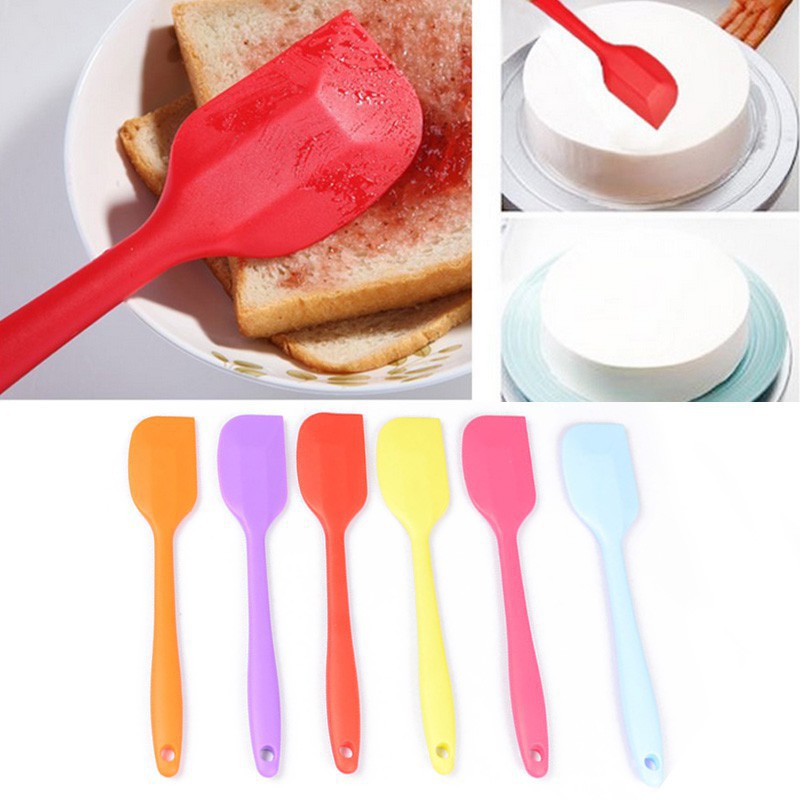 Spatula - Phới Dẹt Silicon Trộn Bột, Vét Bột, Đánh Bột, Phết Kem - Phới Làm Bánh Chịu Nhiệt