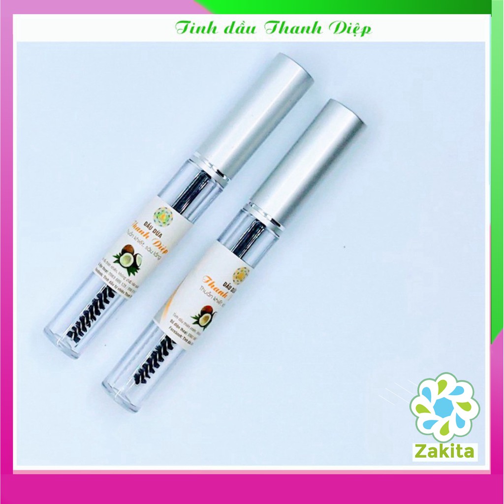 Chai chuốt mi dầu dừa - Vỏ chai mascara nắp bạc 8ml ( Lọ chuốt mi rỗng) đựng dầu dừa Zakita | BigBuy360 - bigbuy360.vn