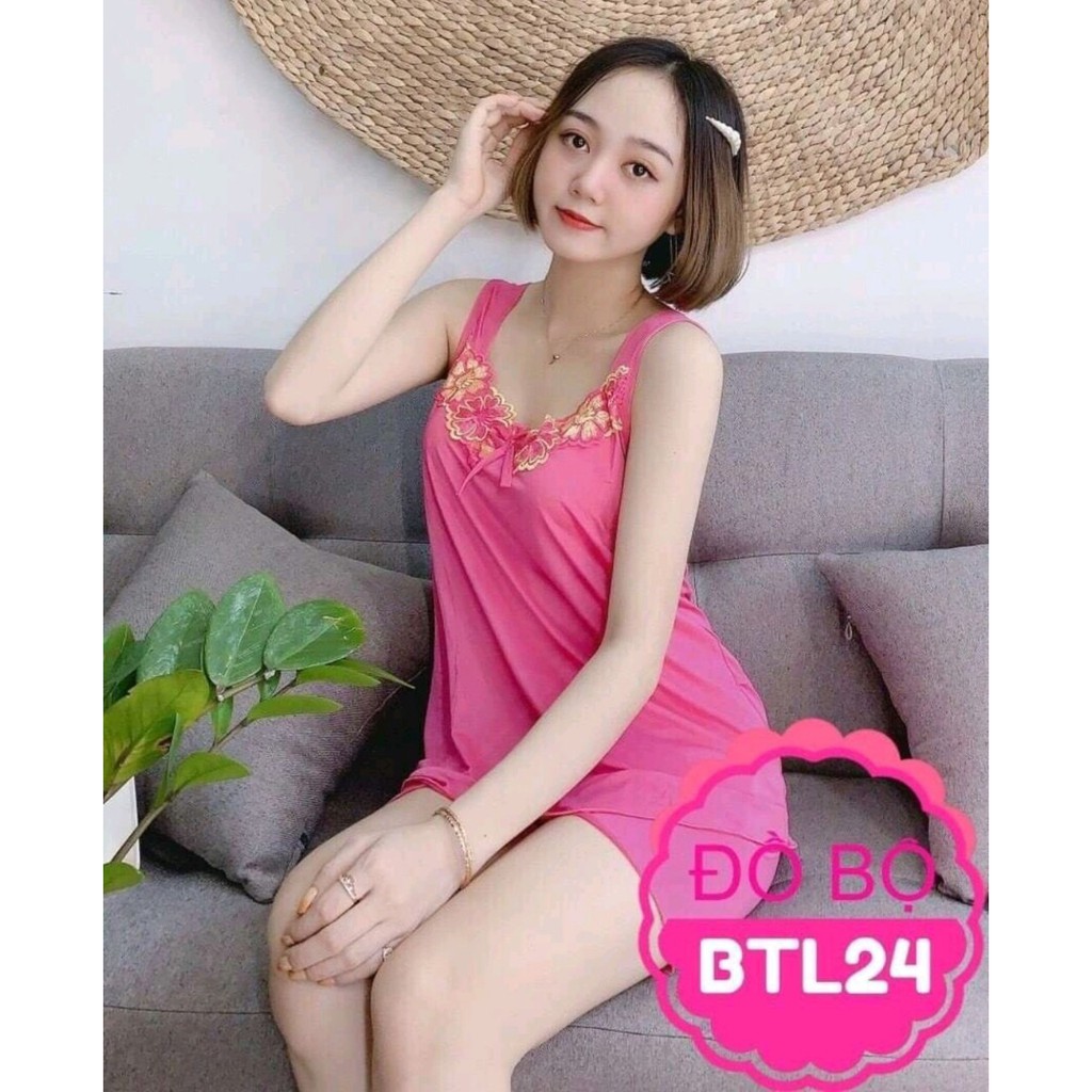 ĐỒ BỘ NGỦ THUN LẠNH đùi dây bản SIZE 45-60KG TÙY CHIỀU CAO | BigBuy360 - bigbuy360.vn