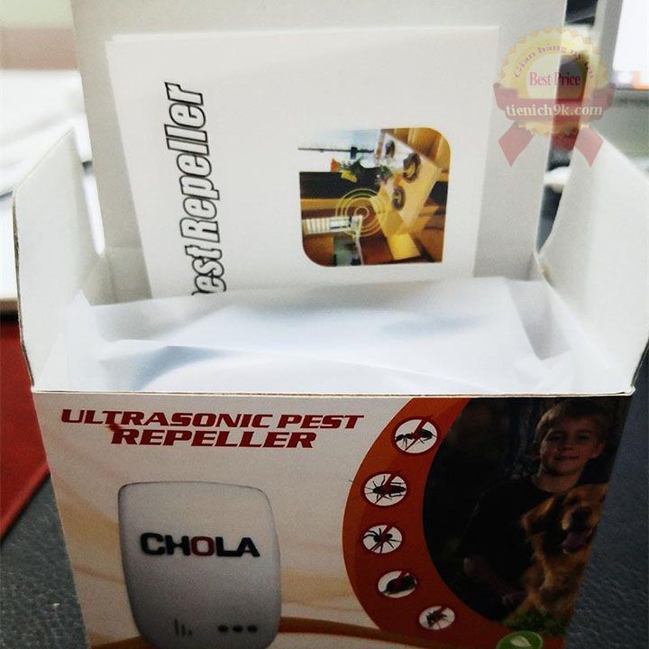Máy đuổi muỗi côn trùng siêu âm mini ChoLa Cao Cấp không dây an toàn cho bé