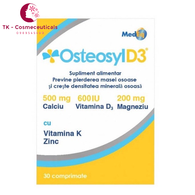 CANXI OSTEOSYL - D3 Bổ Sung CANXI Cho Trẻ Em Và Người Lớn - Hộp 30 Viên